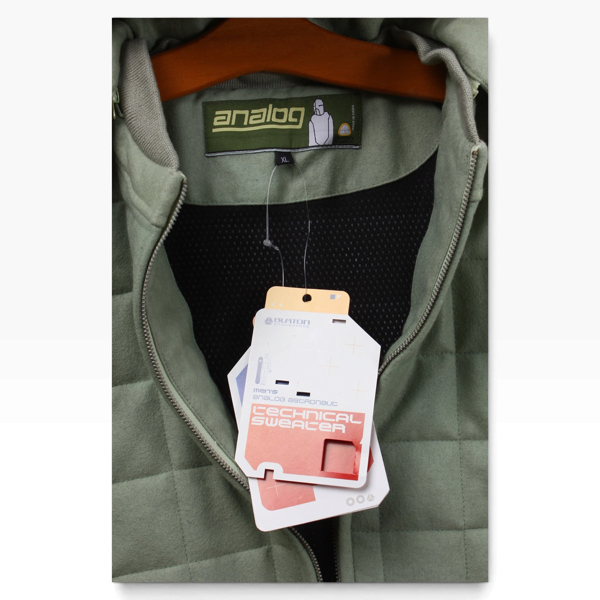 Burton Analog astronaut “technical sweater” jacket XL
