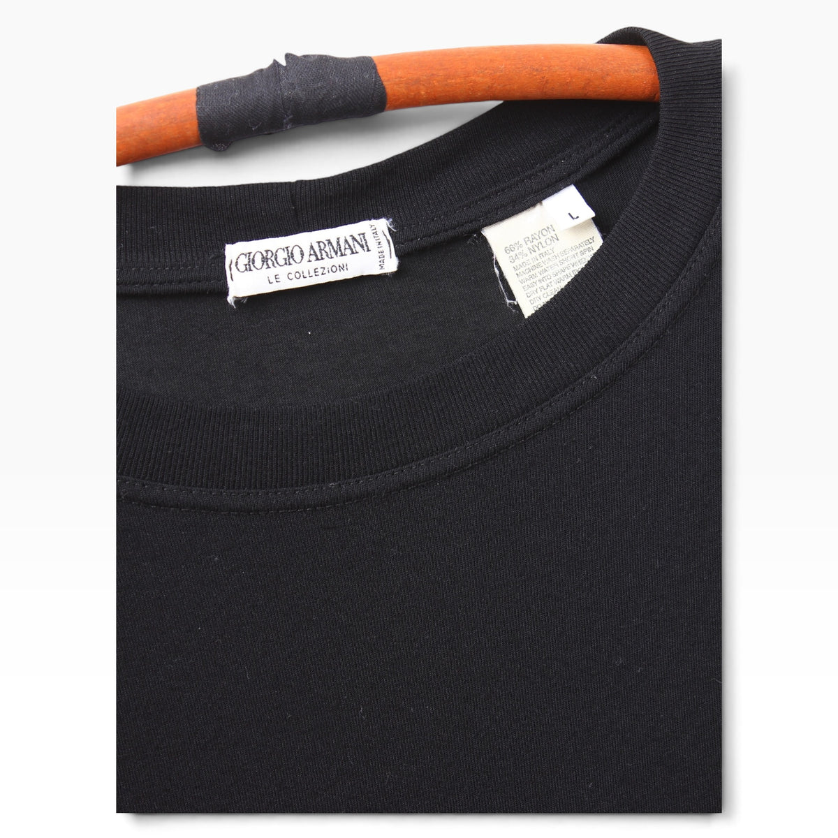 Giorgio armani rayon tee medium