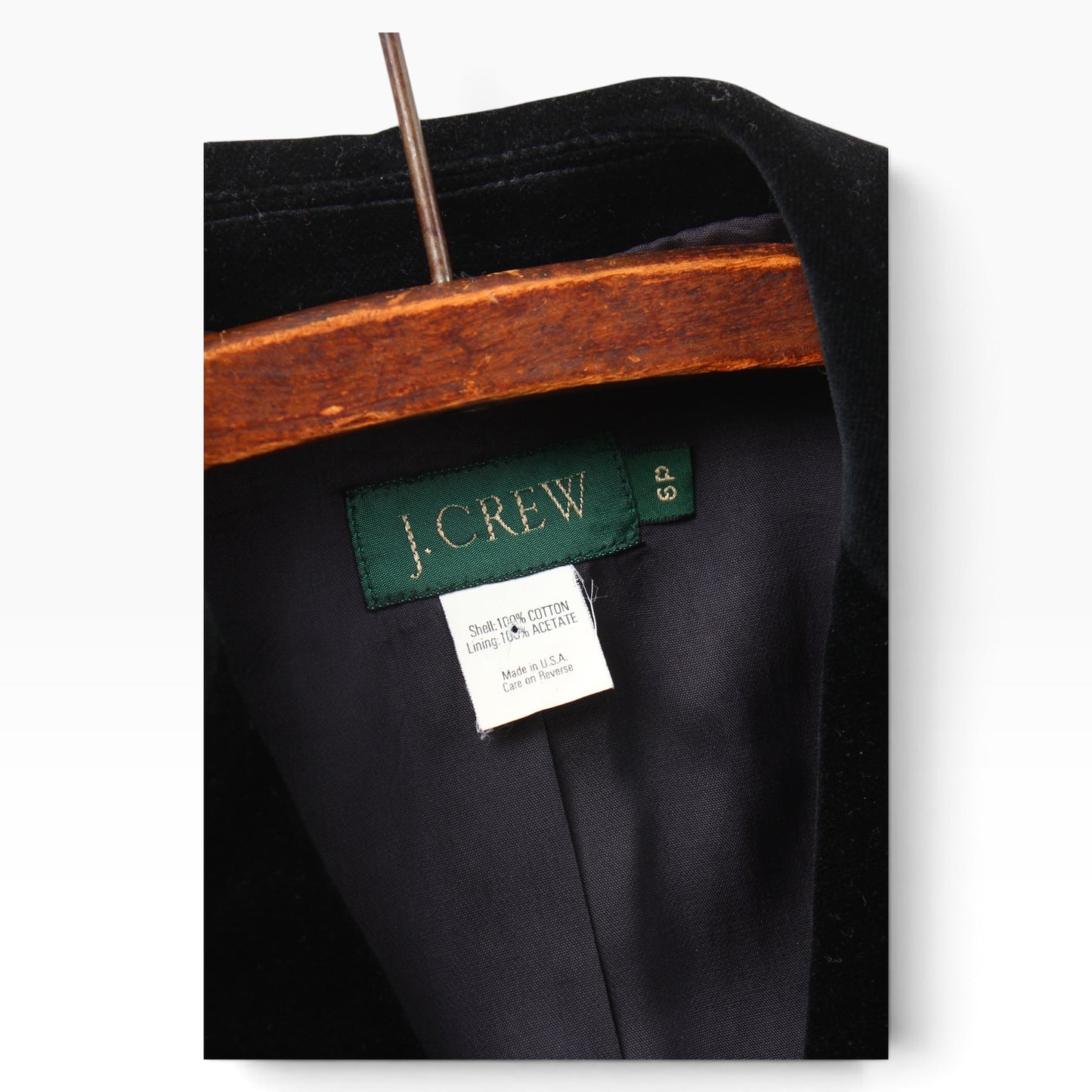 90s J crew velvet sport coat Small