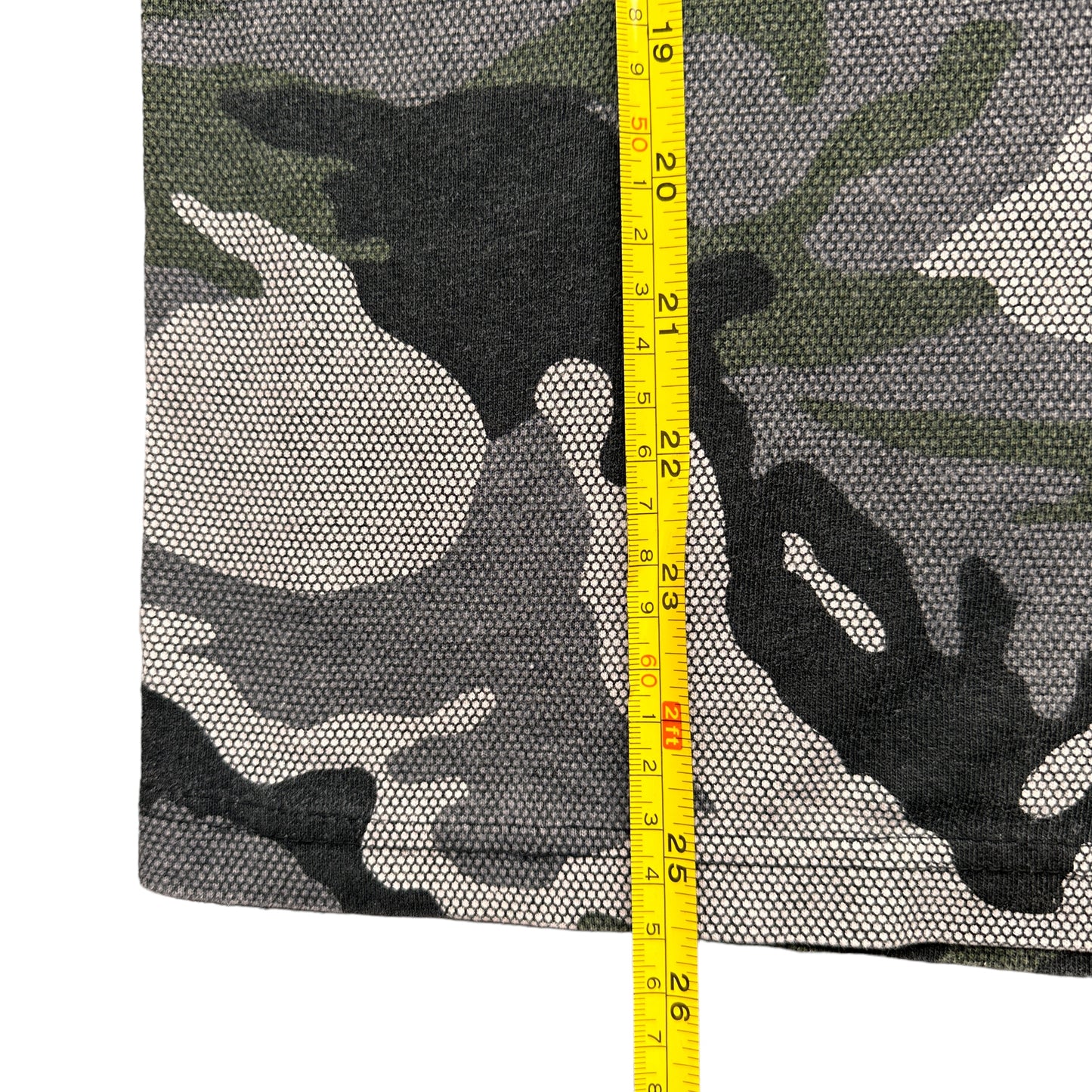 Y2K Top dawg camo tee XL