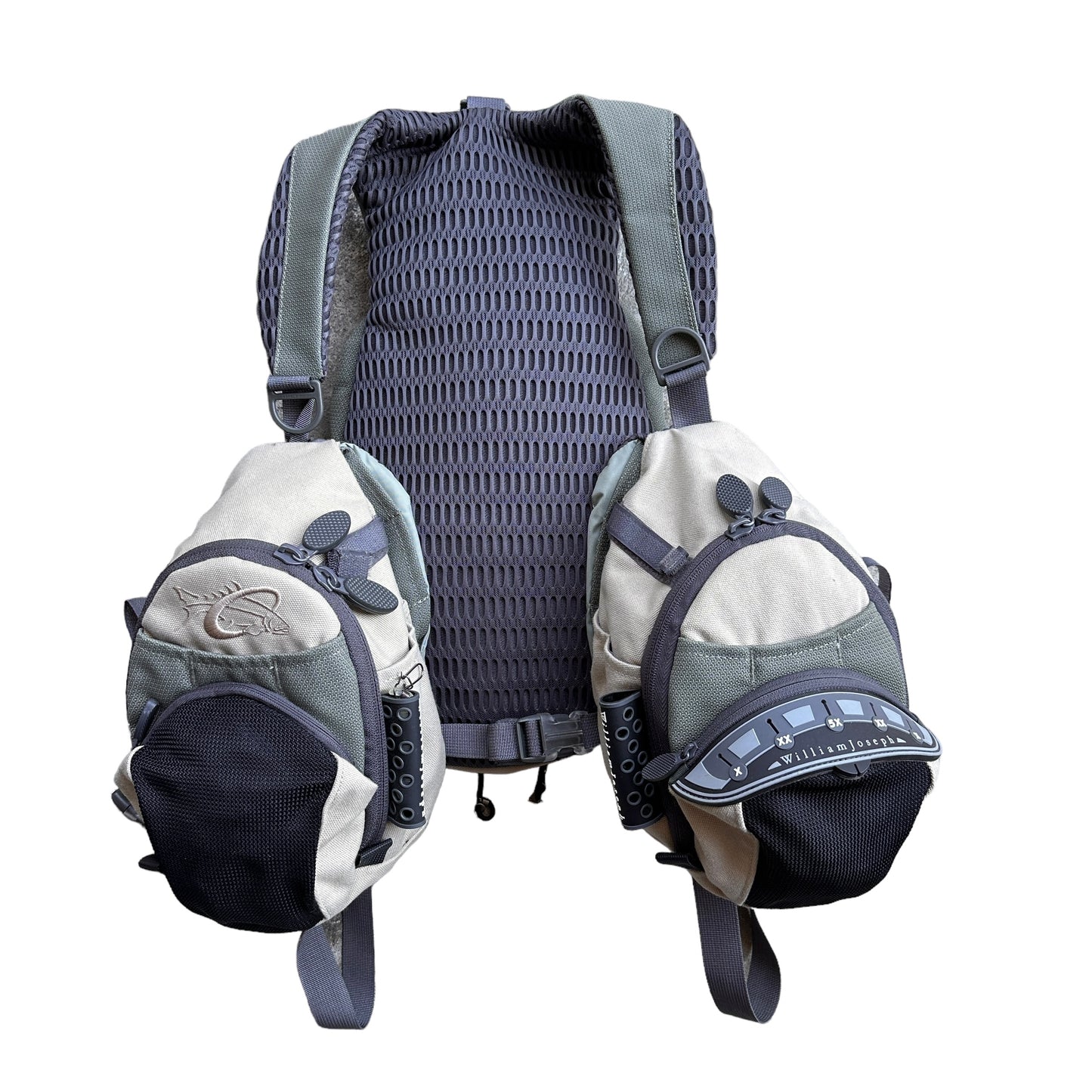 William Joseph backpack chest rig fishing pack