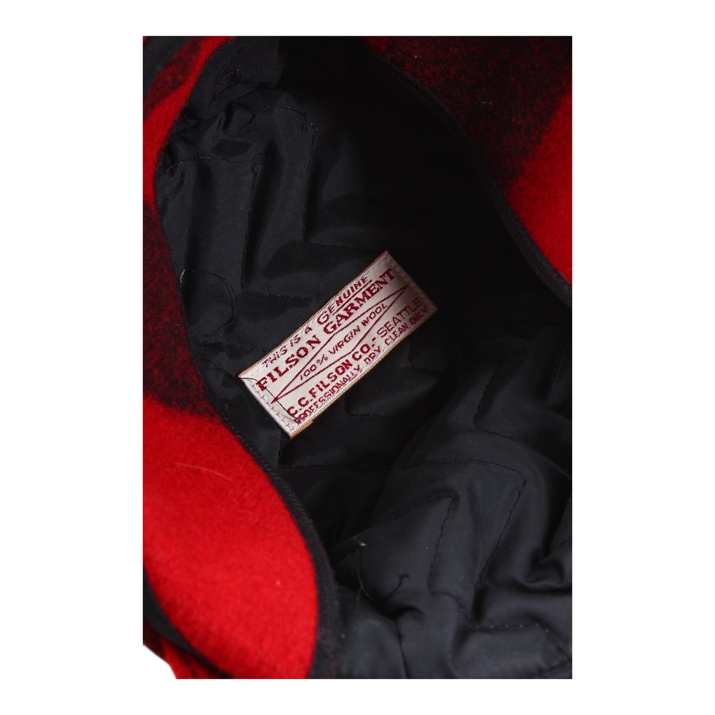 80s Filson lumberjack wool hat S/M