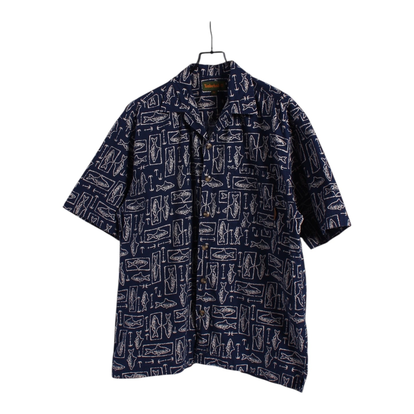 90s Timberland button up short sleeve XL