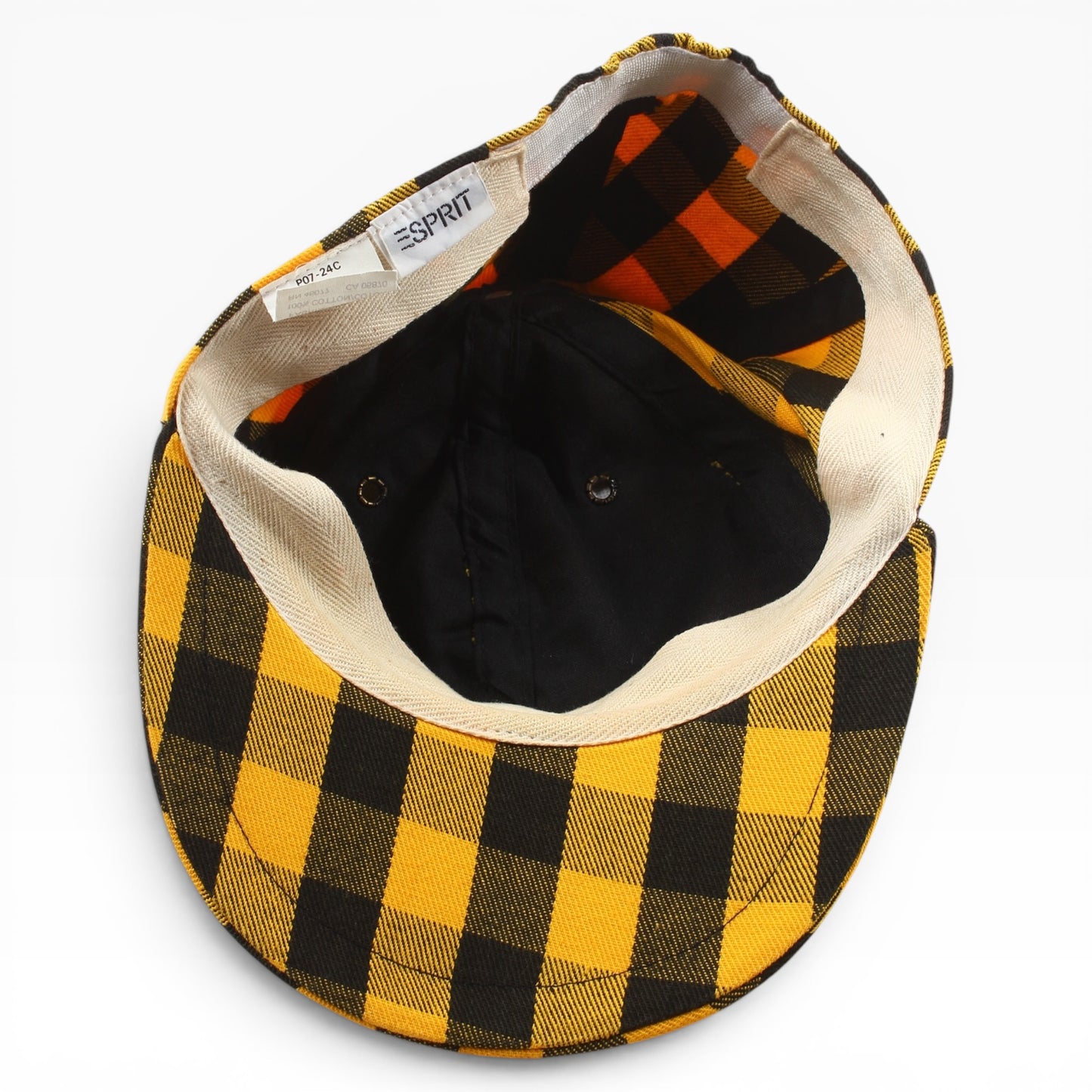 80s Esprit plaid hat small