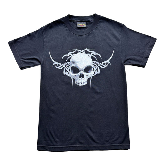 90s Spooky skull tee Small