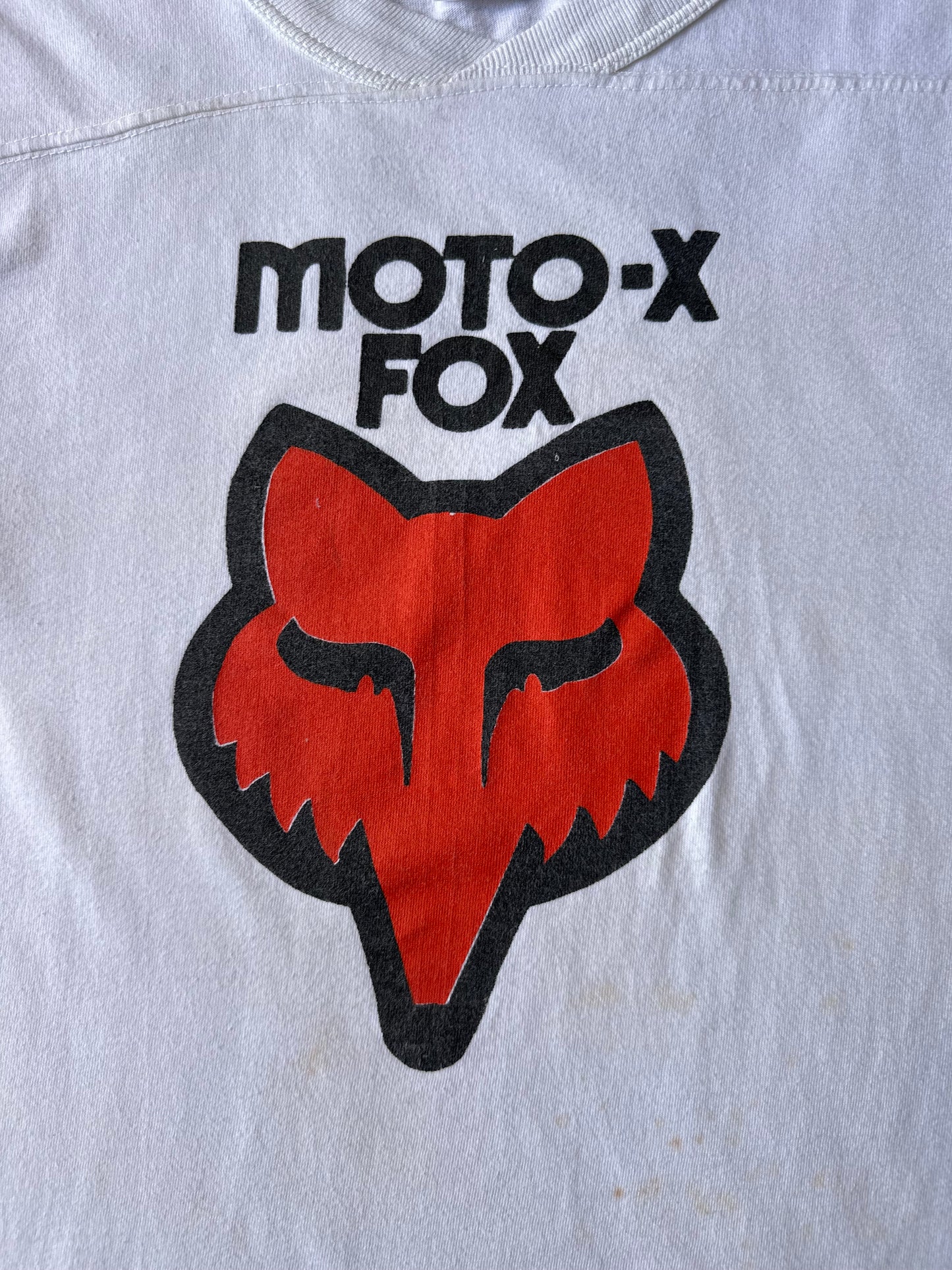 80s Moto-x fox racing 3/4 sleeve Small