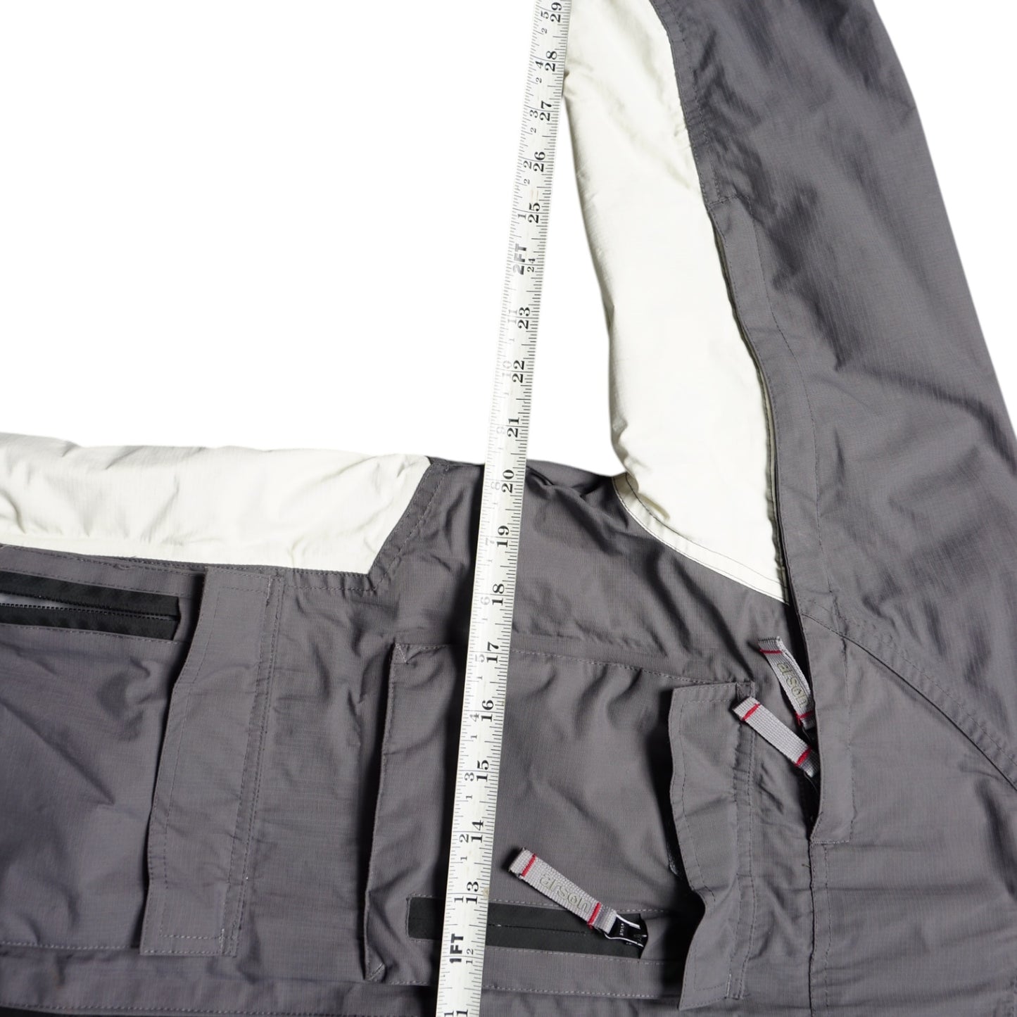 Y2K Arson multi pocket snowboard jacket Small