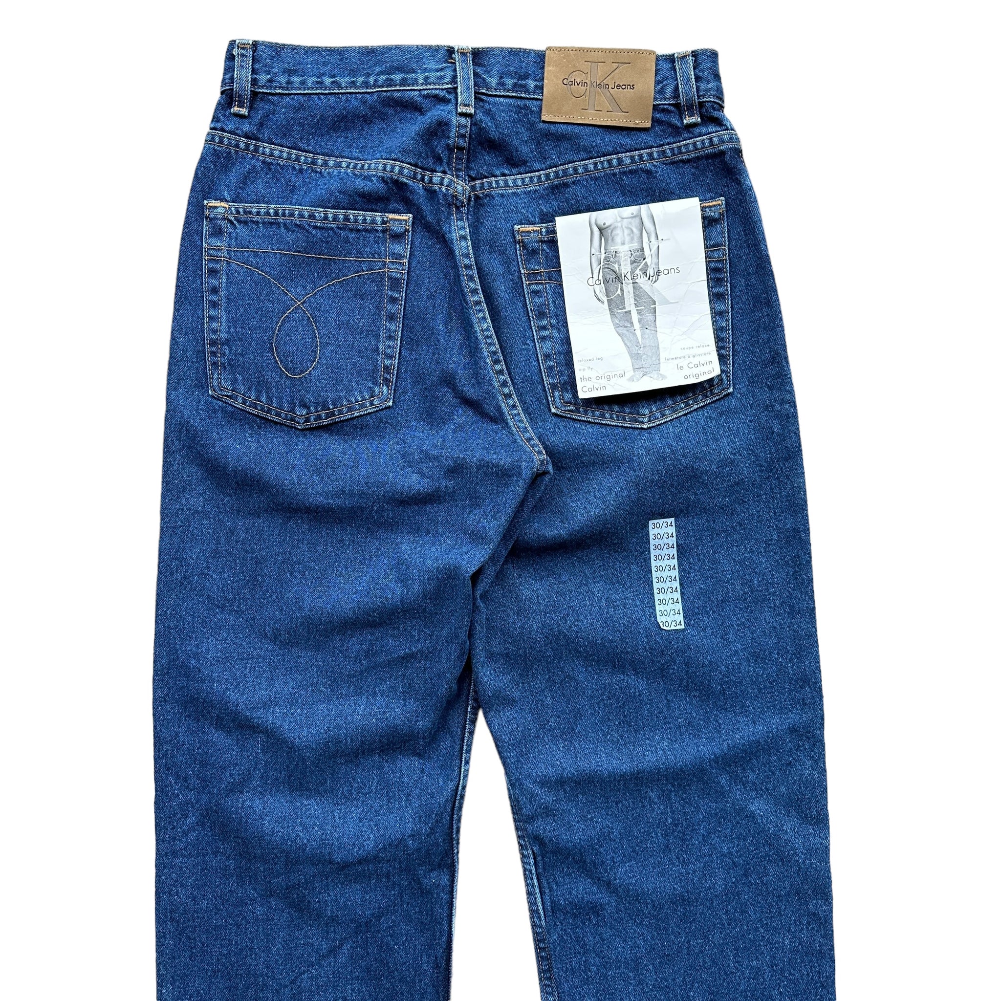 90s Calvin Klein jeans 

30/34