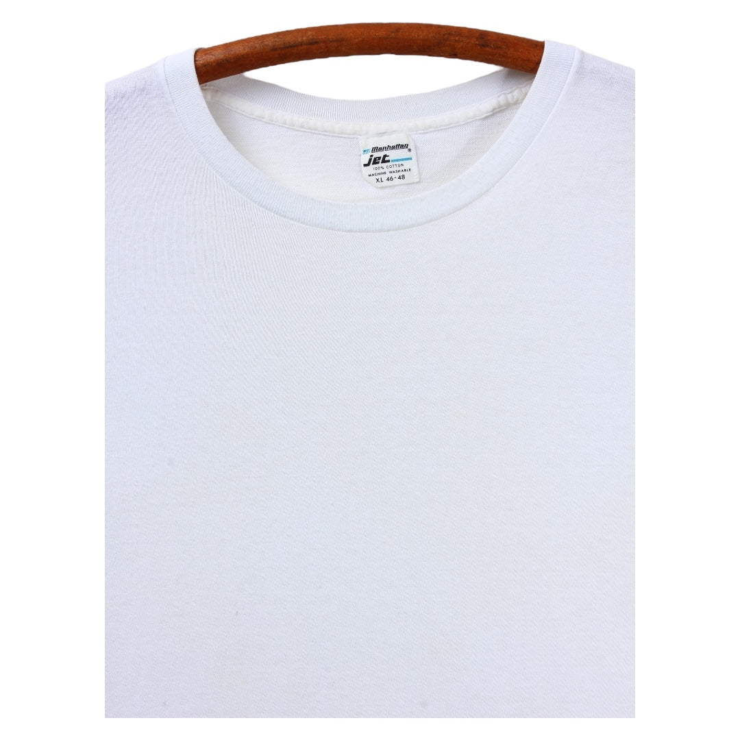 70s Manhattan jet blank tee large