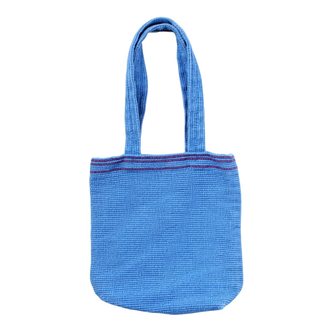 70s Arrow craft woven tote bag