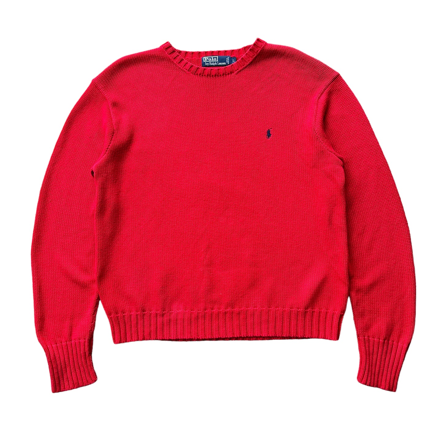 Polo ralph lauren cotton sweater large