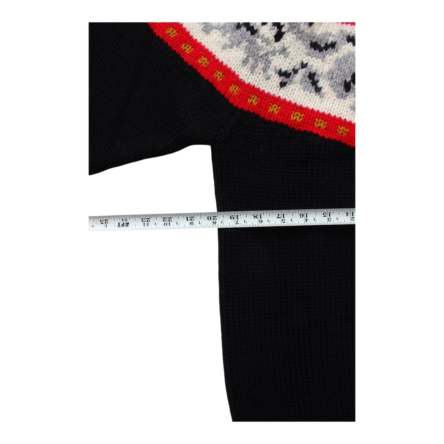 80s Doggie wool sweater medium