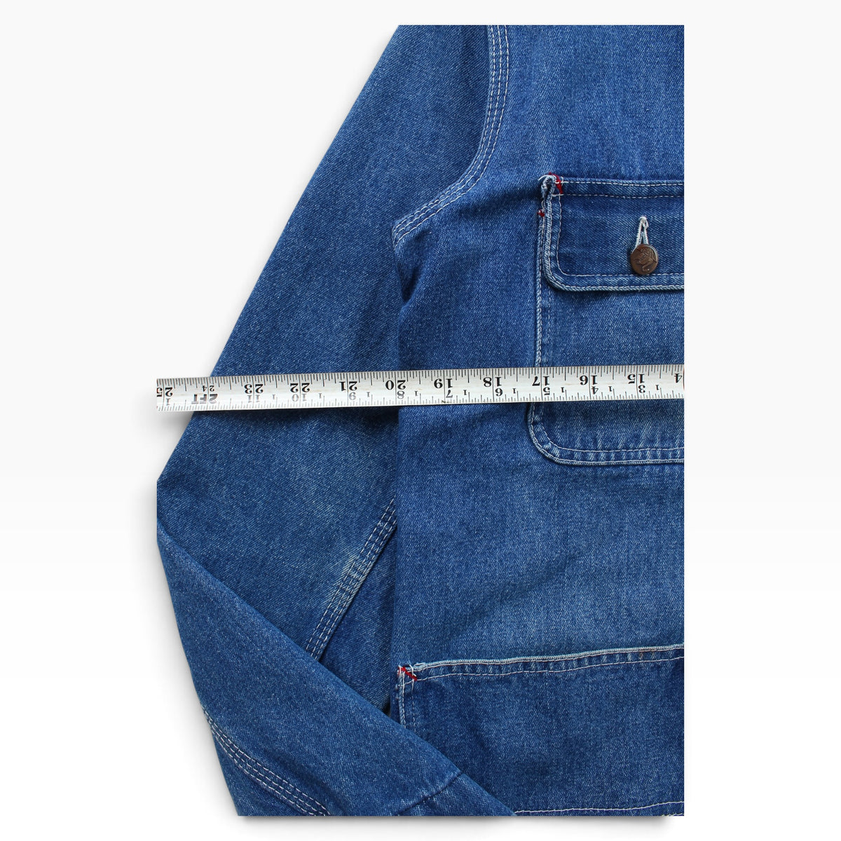 El Cisine denim chore coat small
