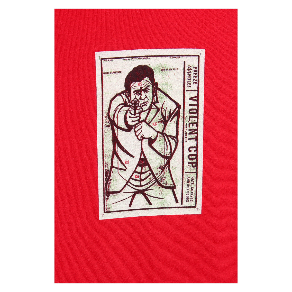 90s Shooting target tee medium