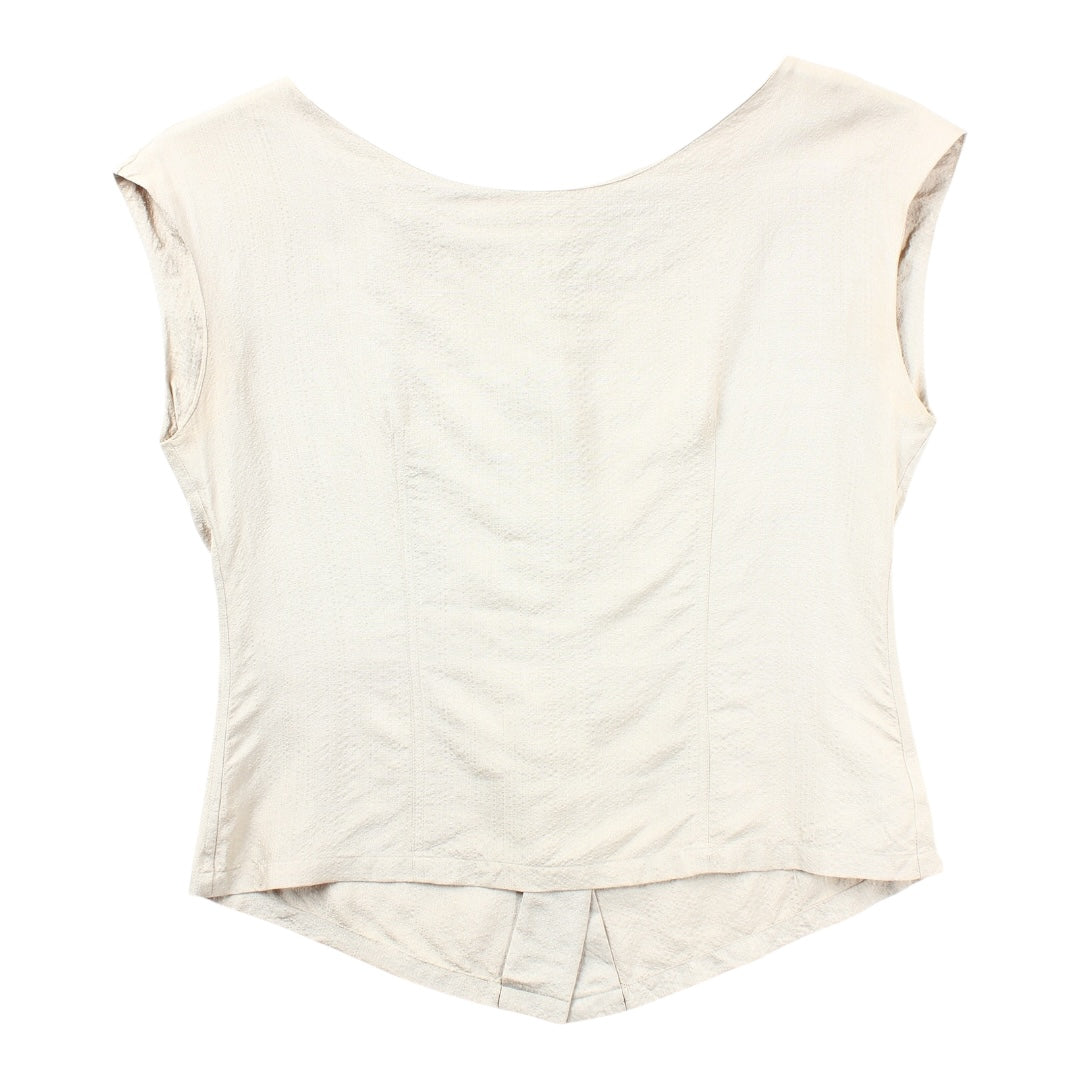 80s Prada silk top sz40