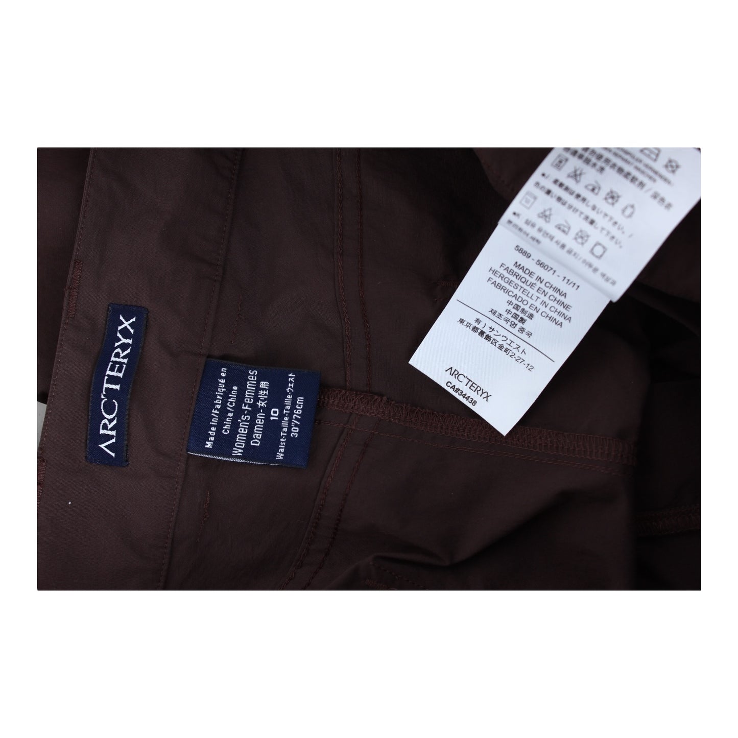 2011 Arc’teryx capri sz10 34/15