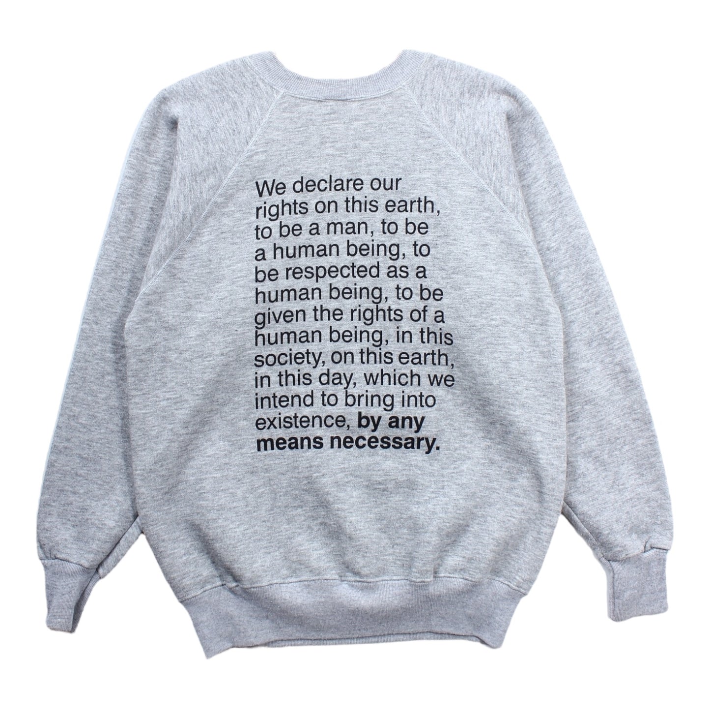 80s Malcom X crewneck large