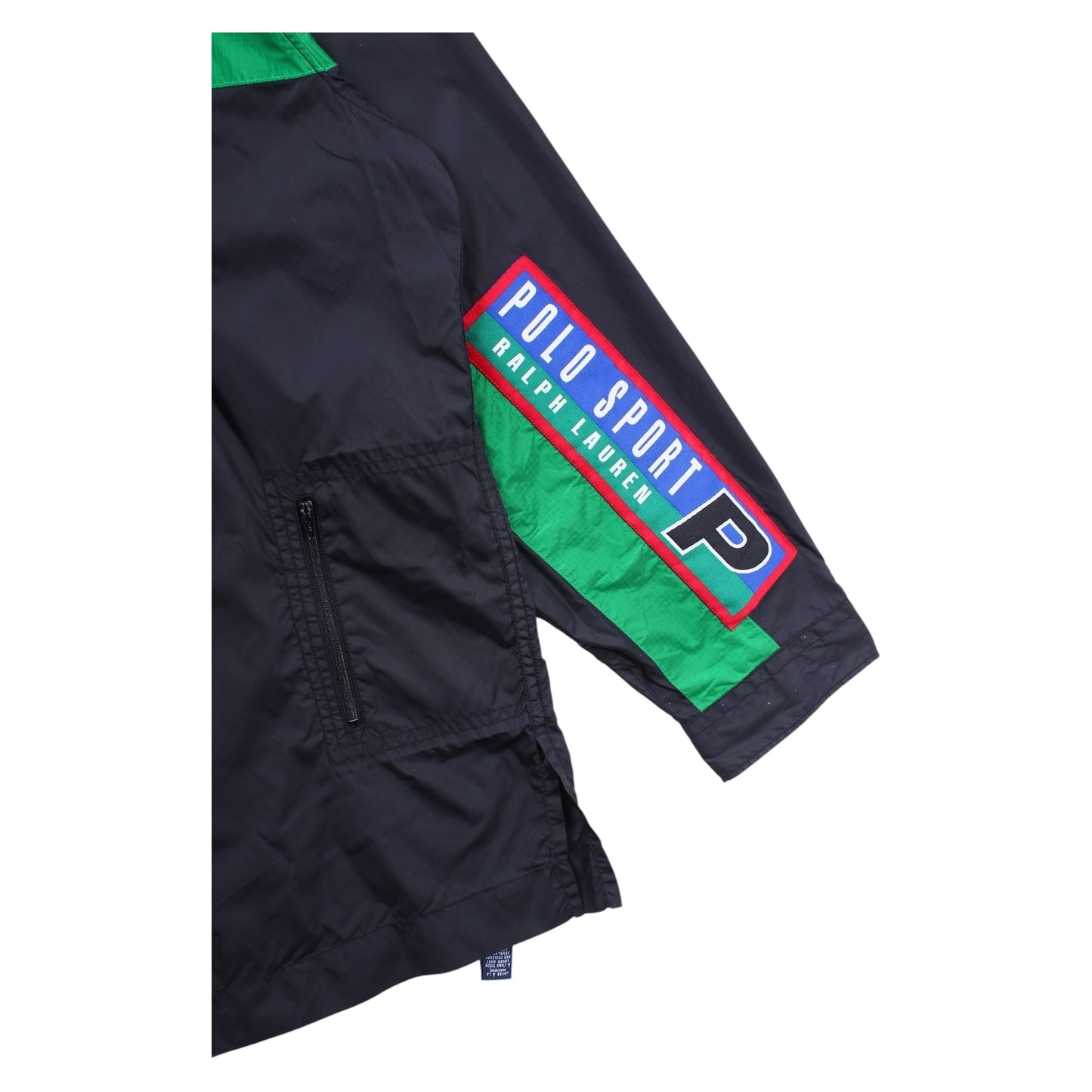 90s Polo sport nylon zip shirt jacket Large