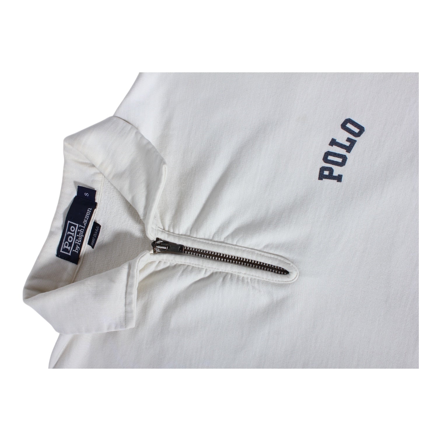 90s Polo Ralph Lauren 1/4 zip cotton Small – Vintage Sponsor