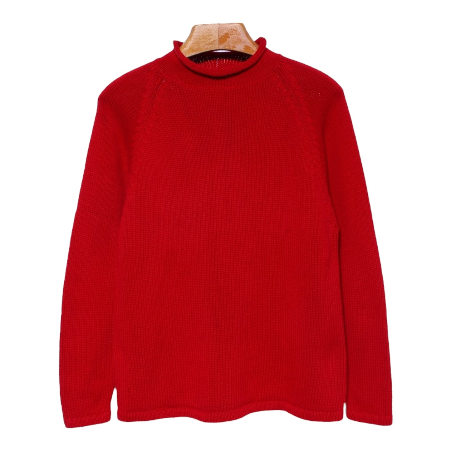 90s J crew rollneck cotton sweater Small