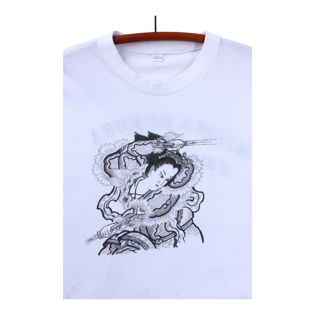 80s Japanese 50/50 tee small