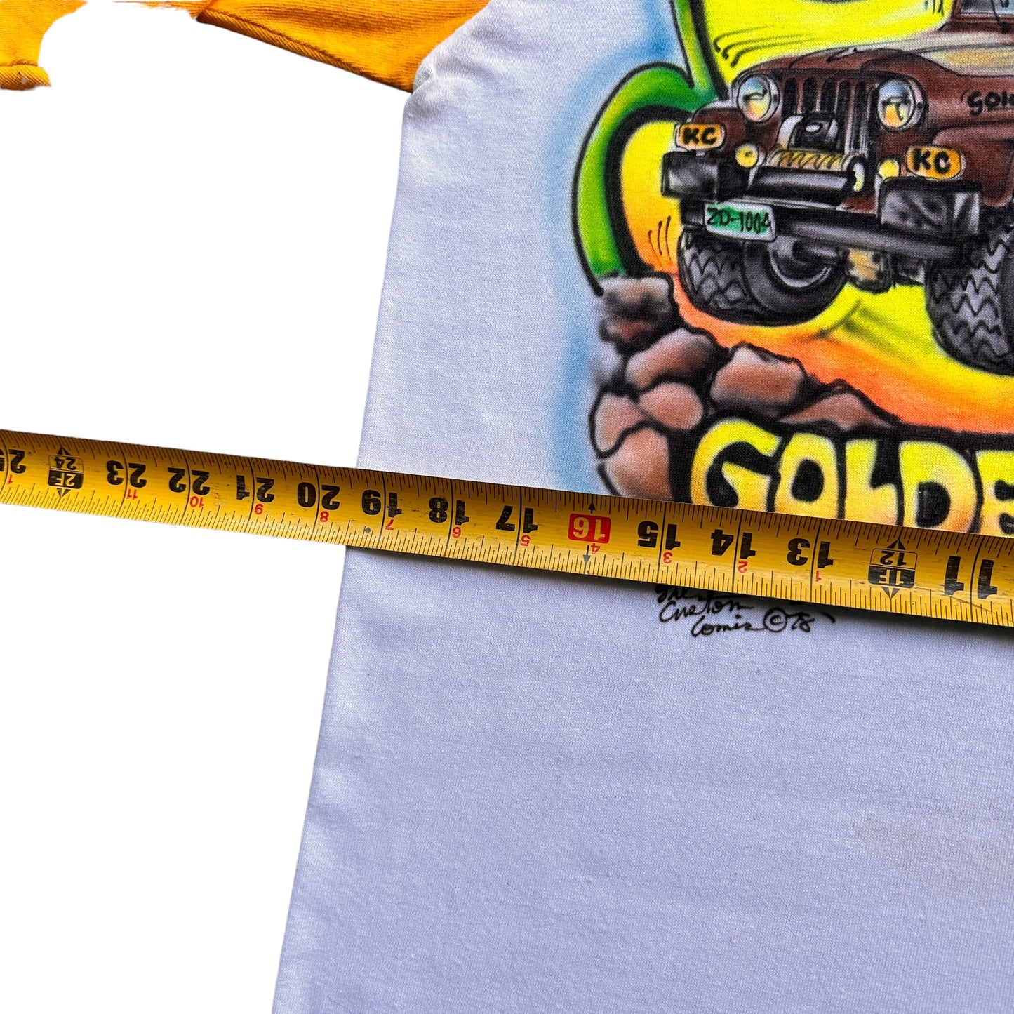 70s Jeep golden eagle airbrushed tee large