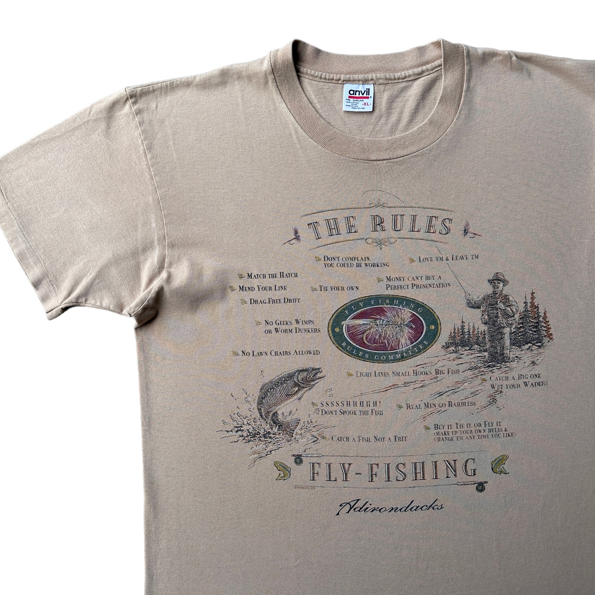 Oversized Fly Fishing T-shirt