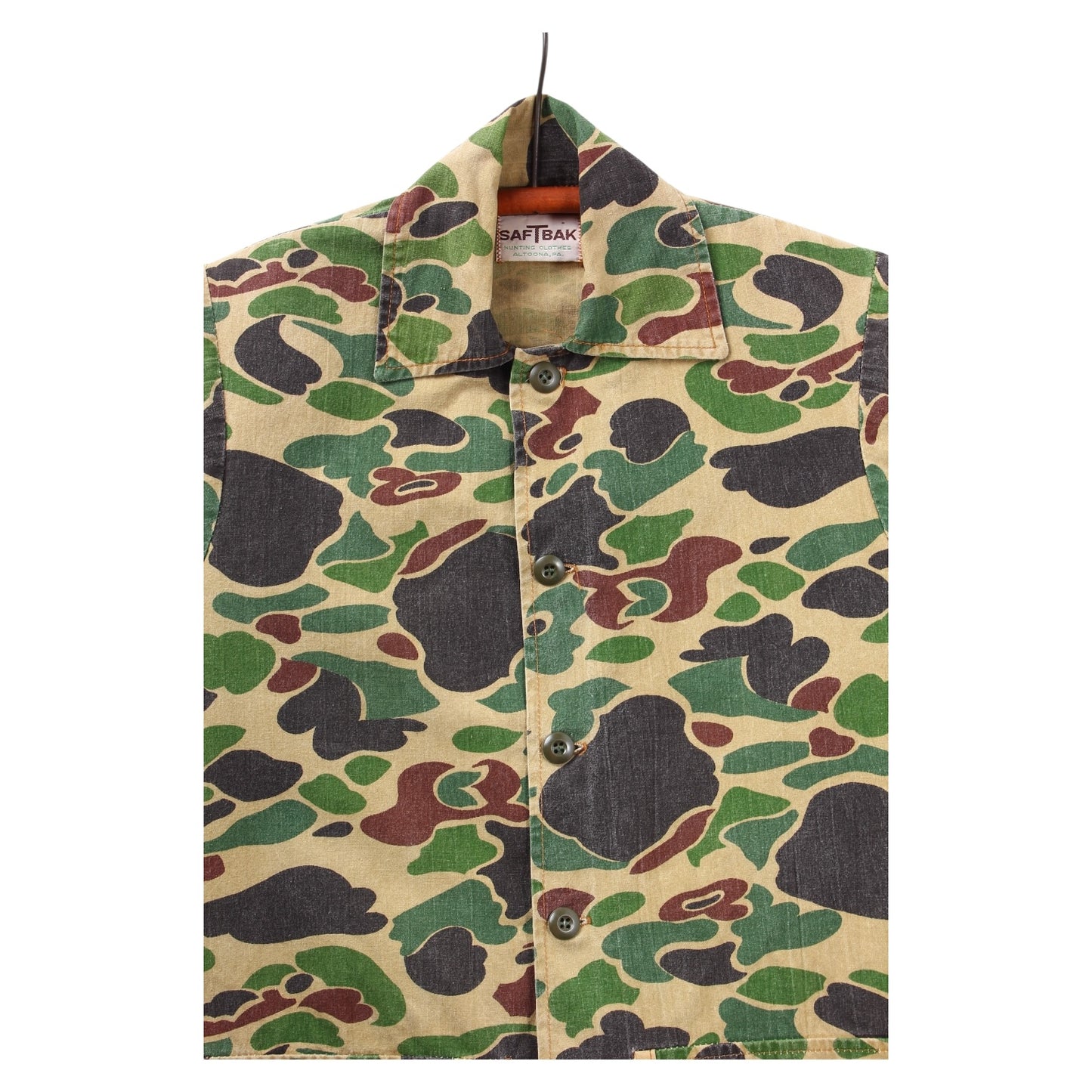 80s Duck camo shirt jacket Small