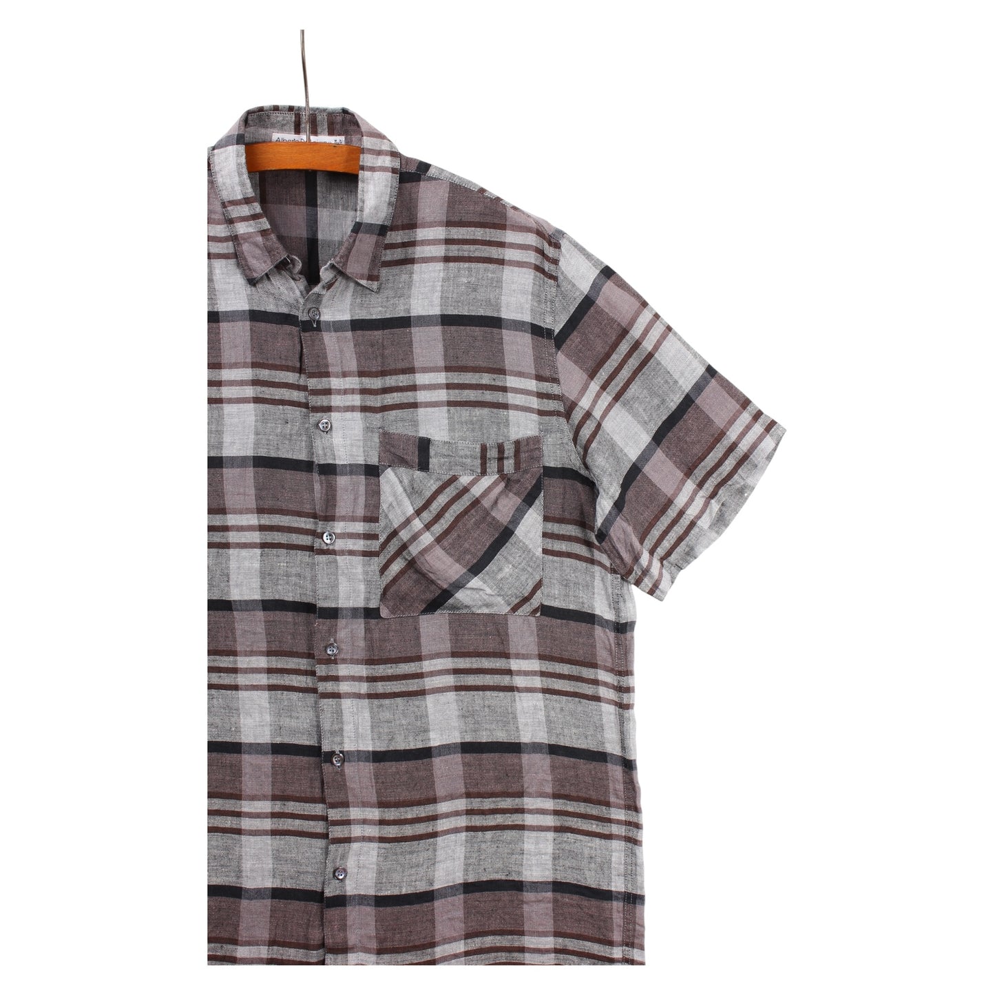 Made in italy linen button up shirt medium