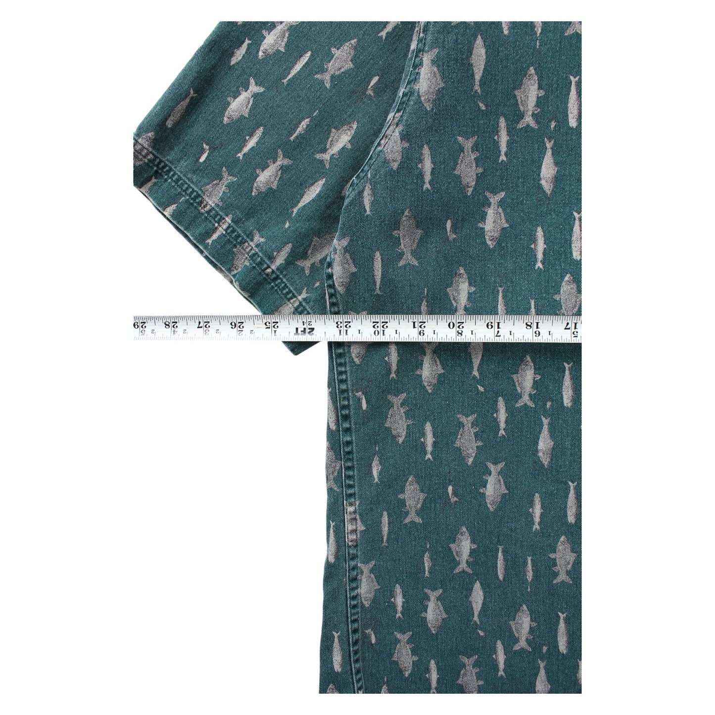 Woolrich heavy cotton fish shirt XL
