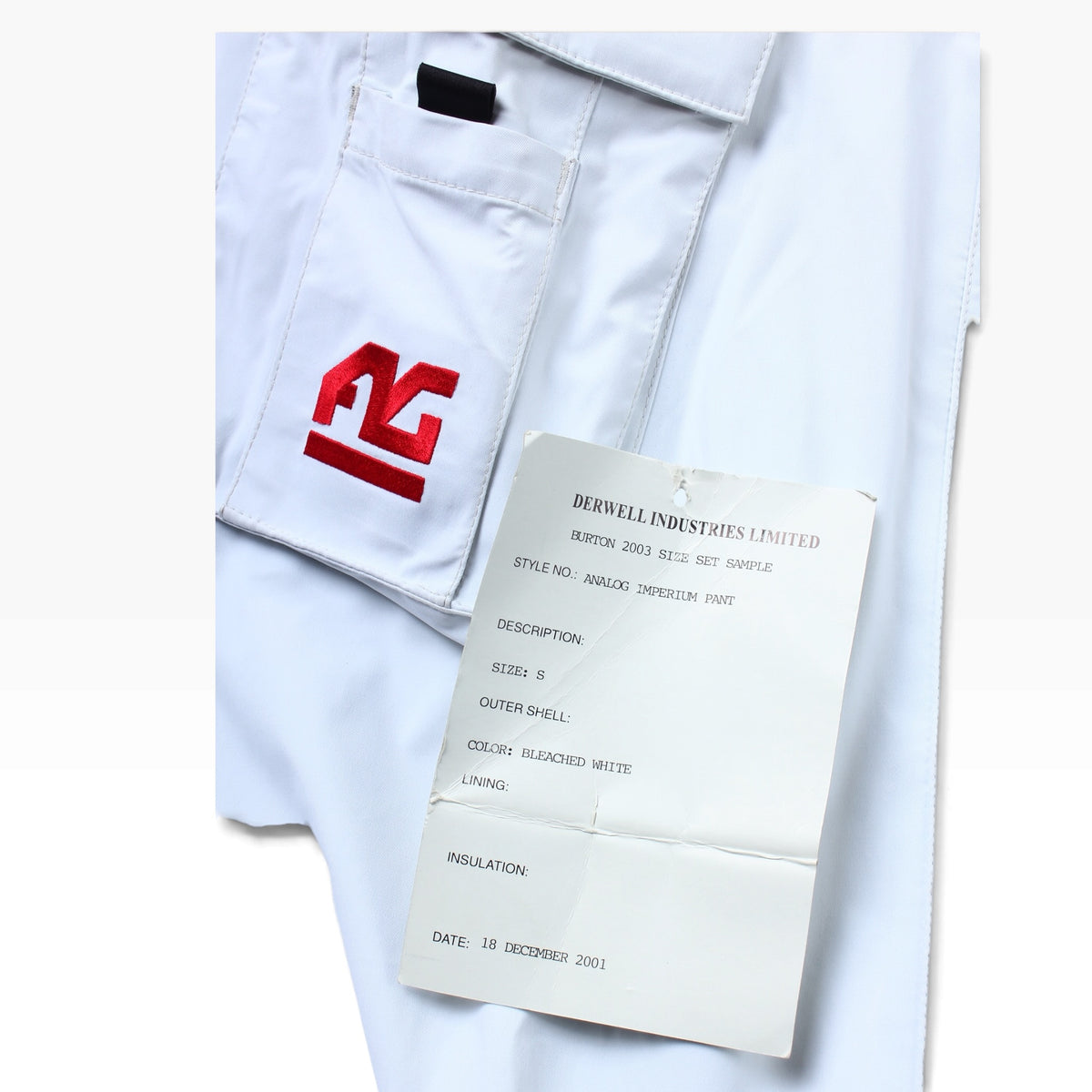 Burton Analog imperium snow pant sample