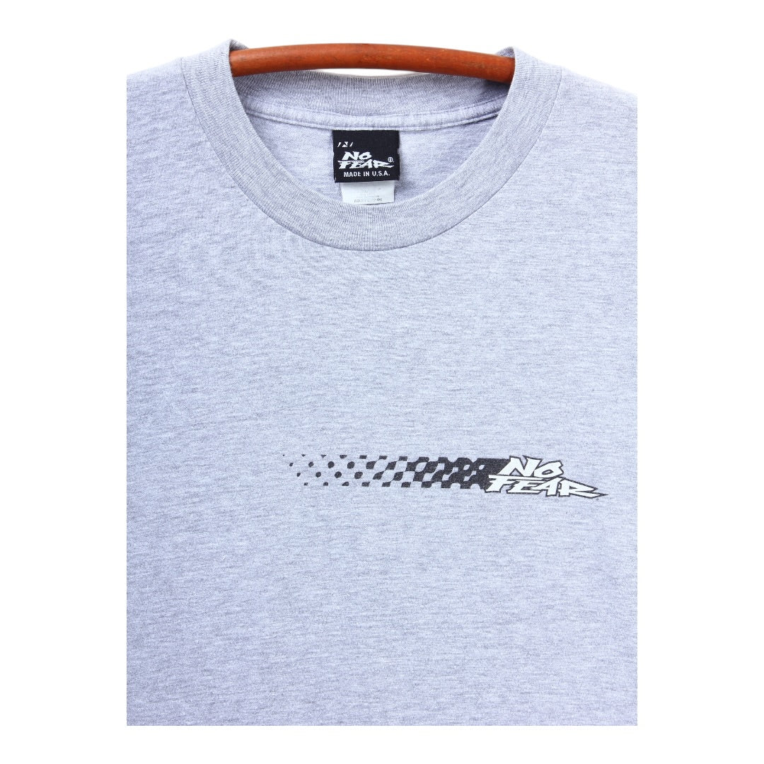 Scuse me while I kiss the sky no fear tee large