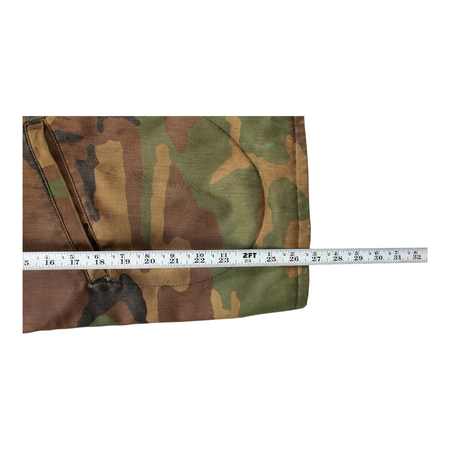 80s Lelos lodge walleye genoa wisconsin camo jacket XL