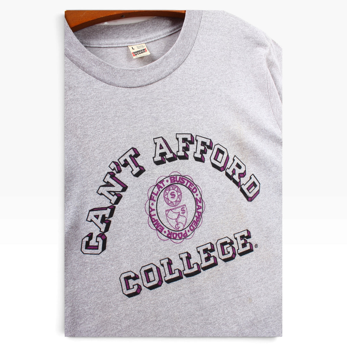 80s Can’t afford college tee Small