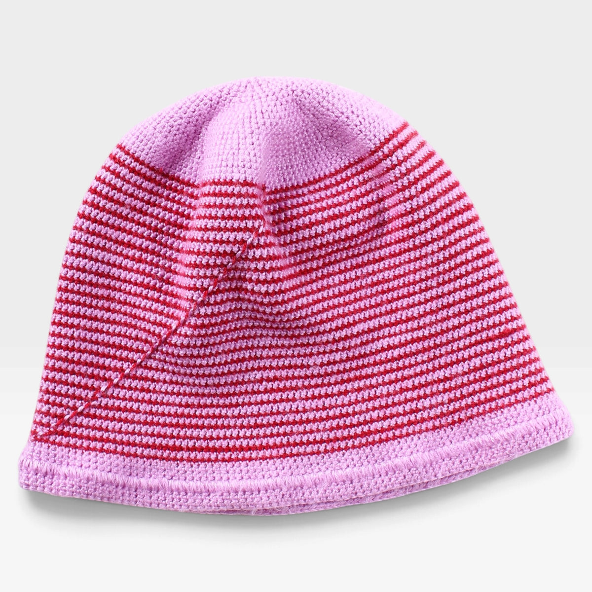 Cashmere feel woven knit beanie
