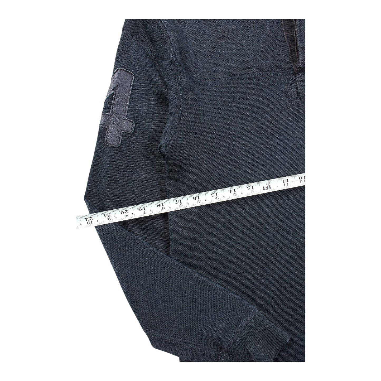 2000s Polo Ralph Lauren rugby black on black Small