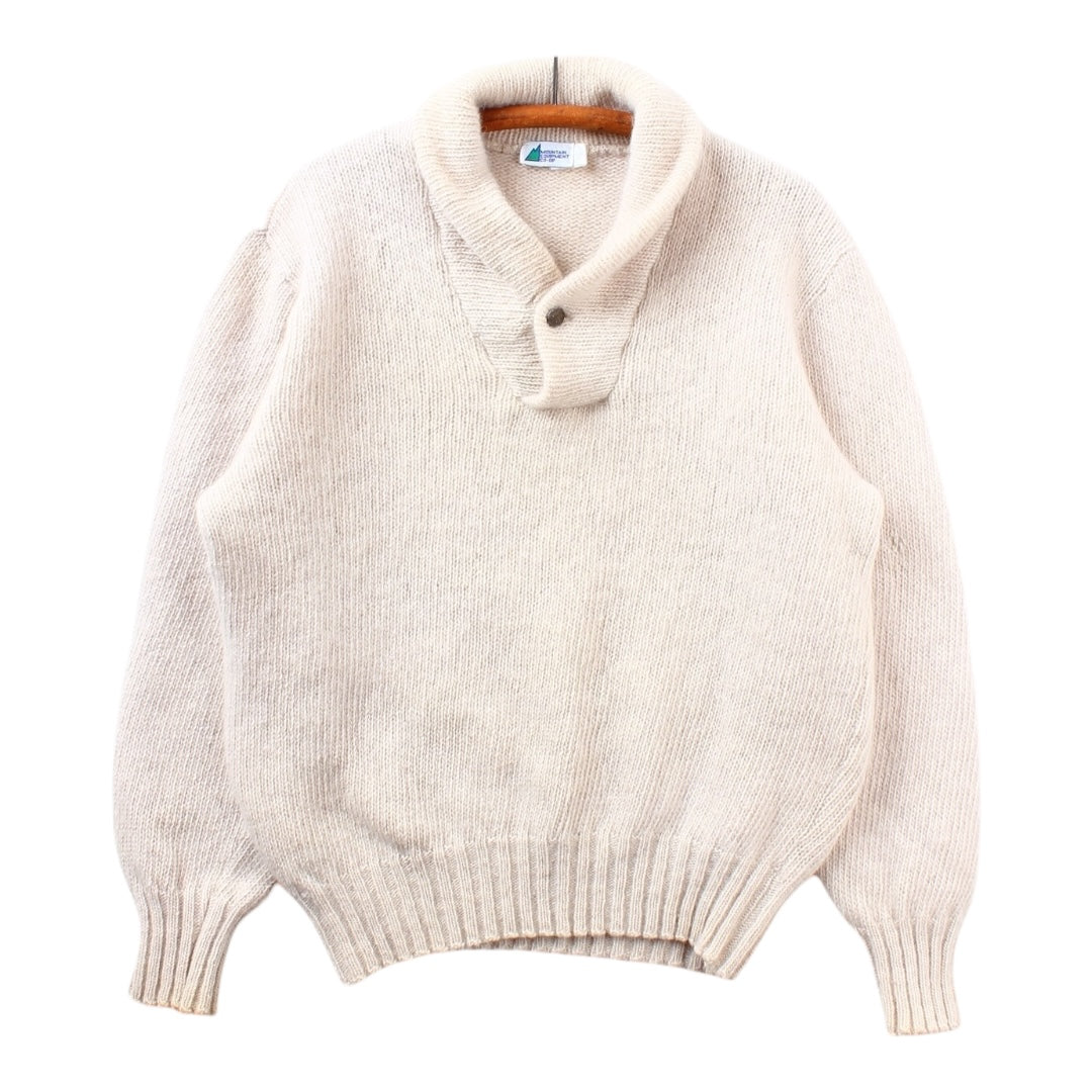 90s MEC wool shawl sweater large