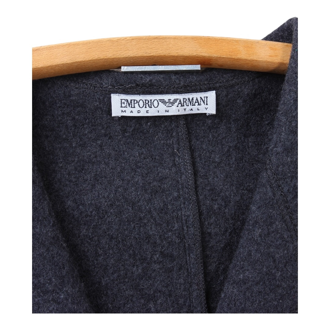 Emporio Armani lambswool overcoat Small