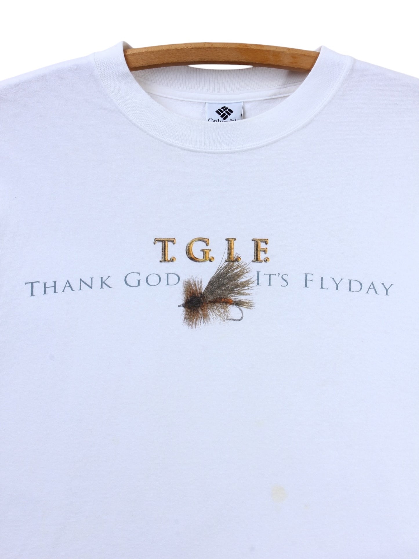 Columbia thank god it’s fly day tee large