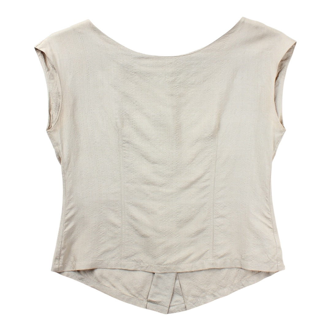 80s Prada silk top sz40