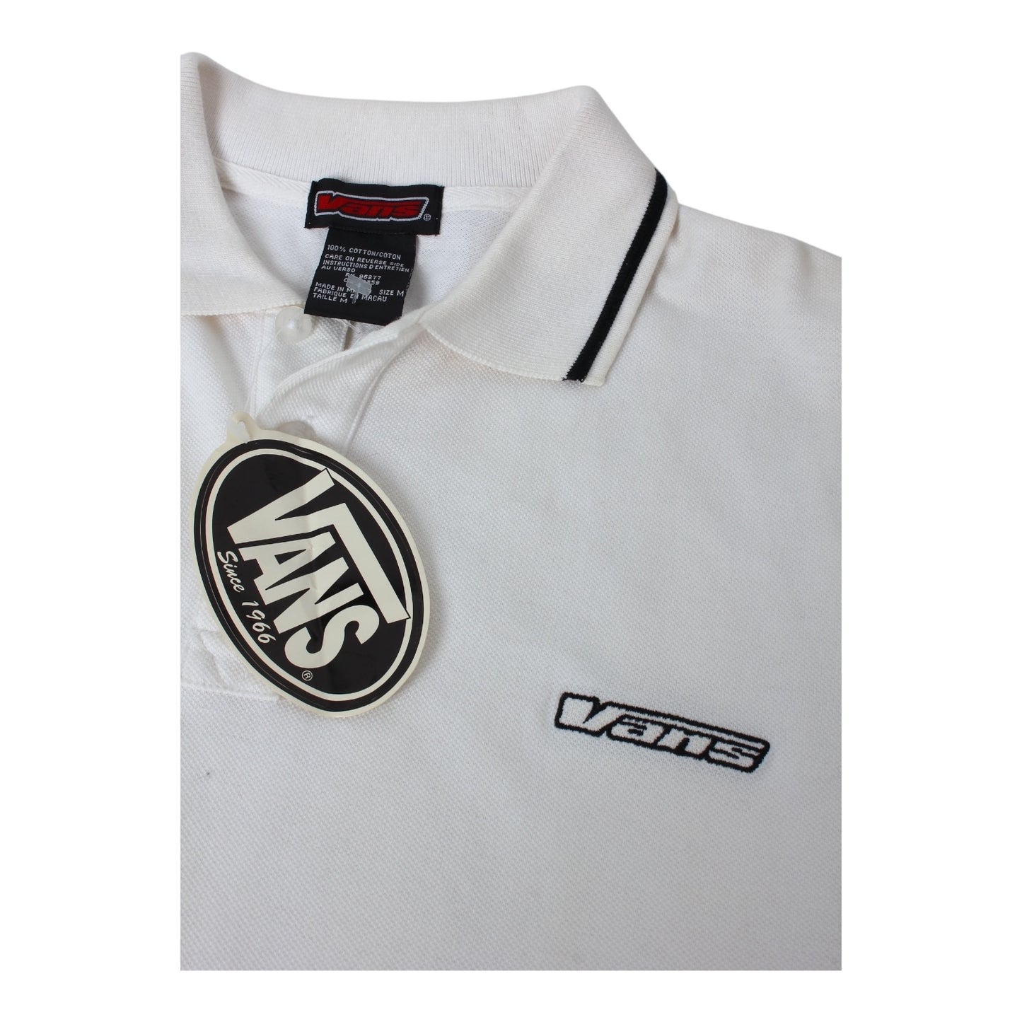 90s Vans polo shirt Large