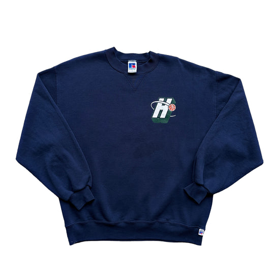 90s H basketball crewneck large