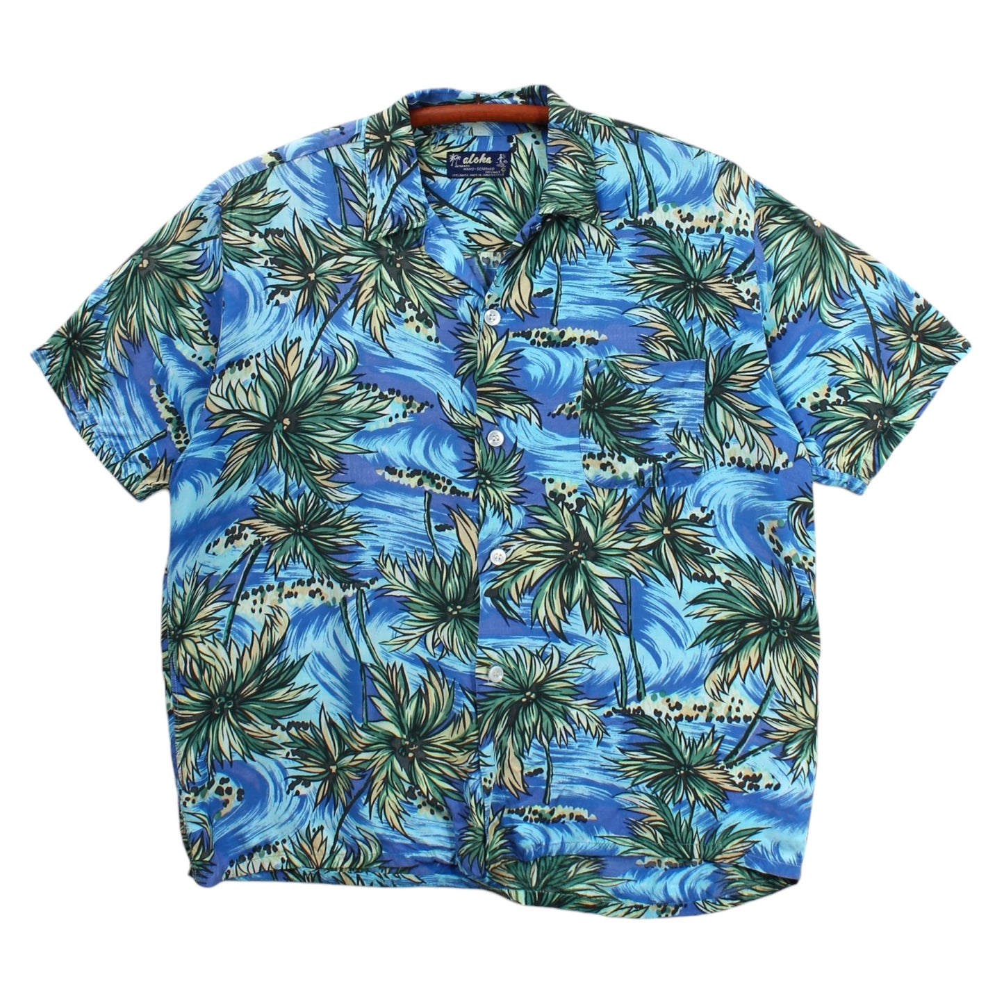 60s Aloha shirt hawaiian large