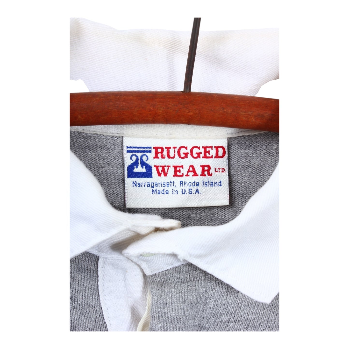 80s Rugged wear rugby large