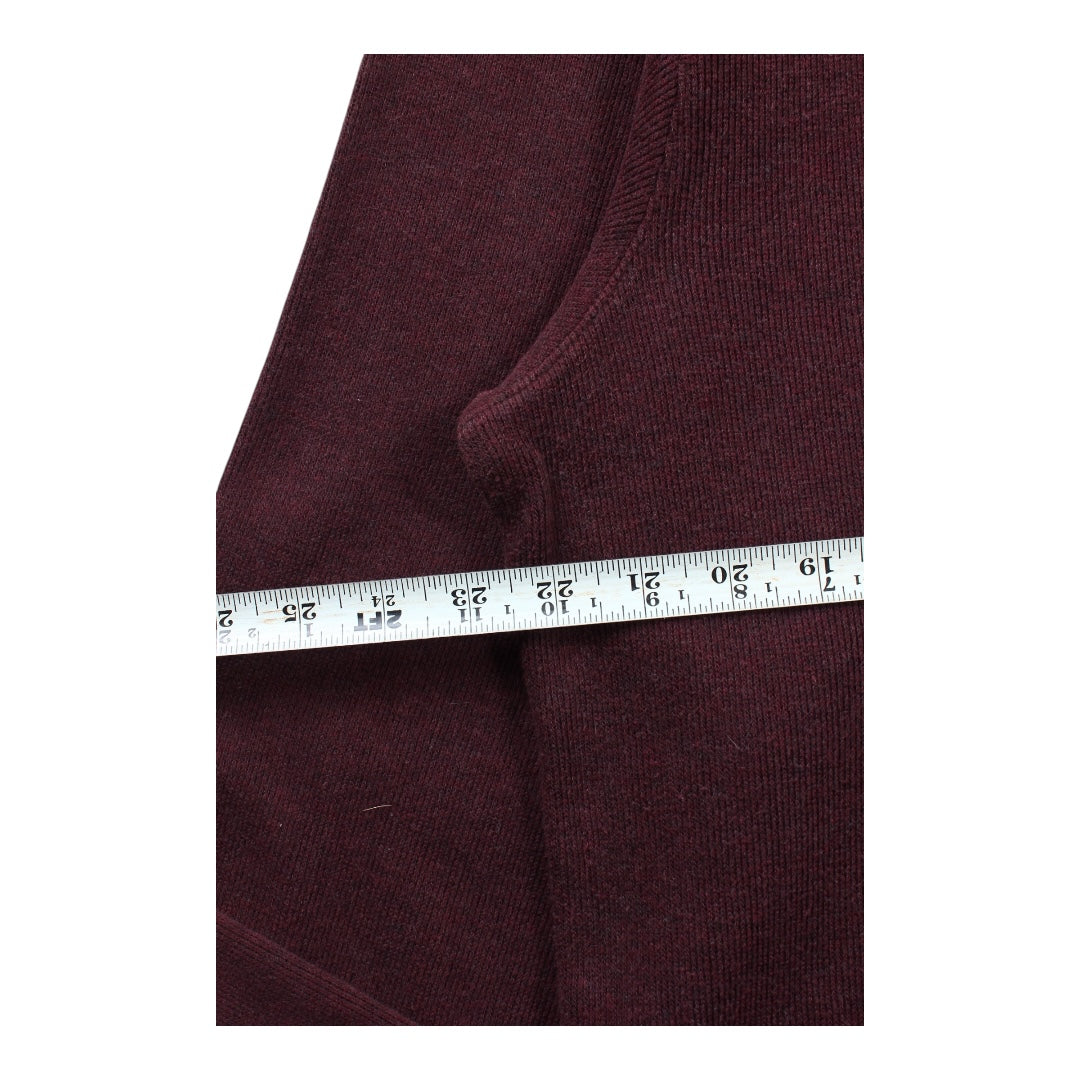 2000s Banana republic cotton jersey neck polo sweatshirt large