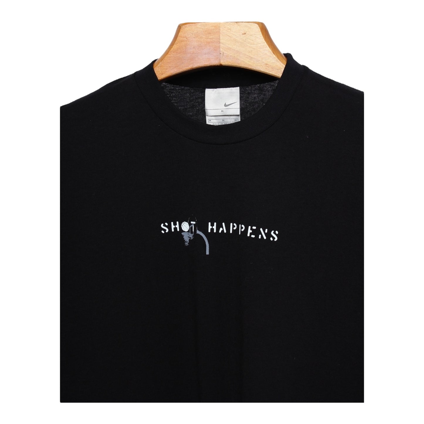2000s Nike basketball shot happens tee medium