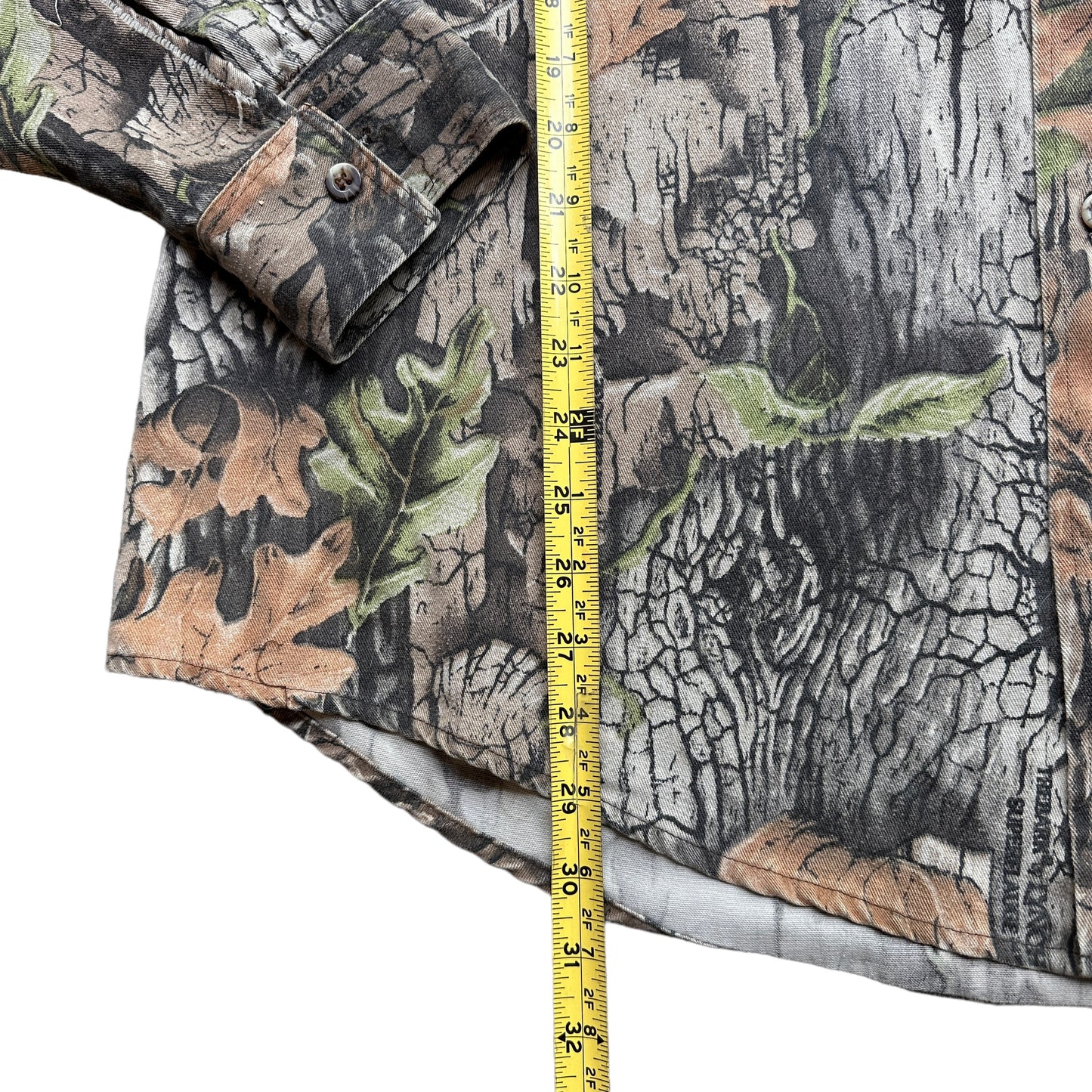 Real tree camo button down shirt XL