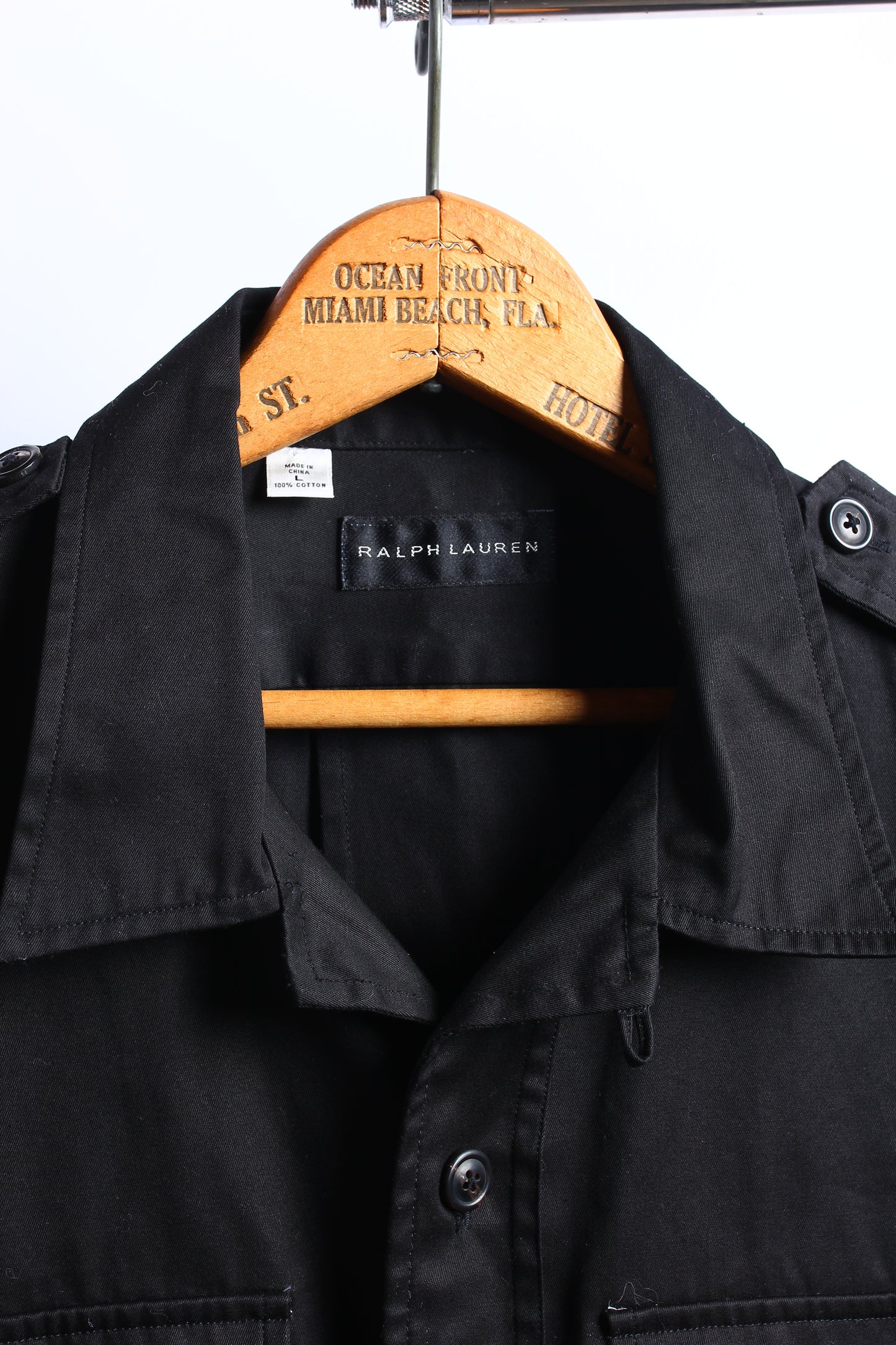 Ralph lauren black label safari shirt M/L