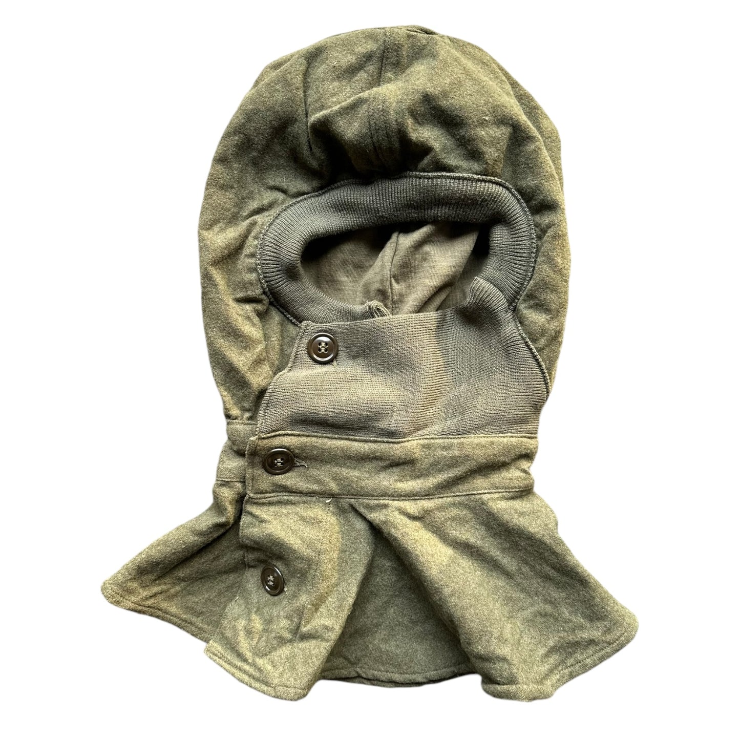 40s wool hood face mask medium