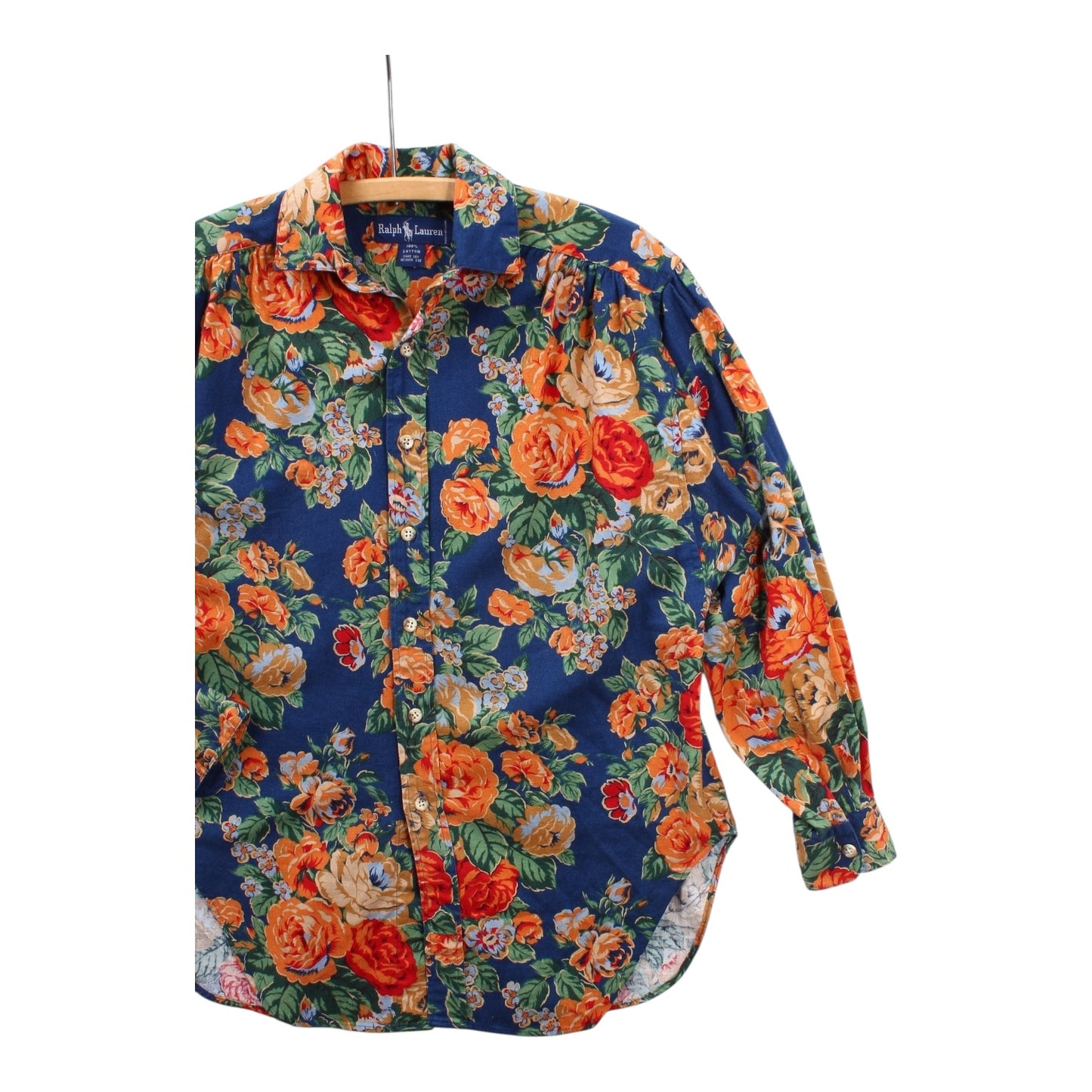 80s Polo Ralph Lauren floral shirt women’s large